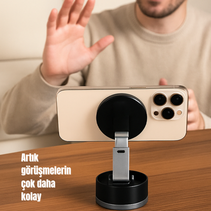 Manyetik Vakumlu Telefon Tutucu